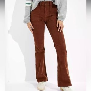 AE corduroy flare pants